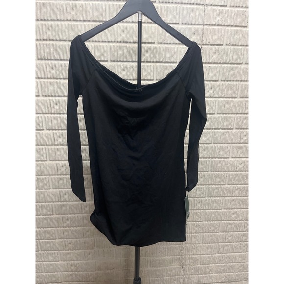 wild fable Dresses & Skirts - Wild Fable Black Off the Shoulder Long Sleeve Mini Dress XL NWT TARD8147J